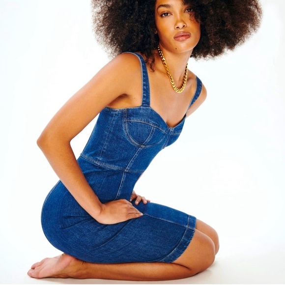 Reformation Blue Denim Dress - Picture 6 of 6